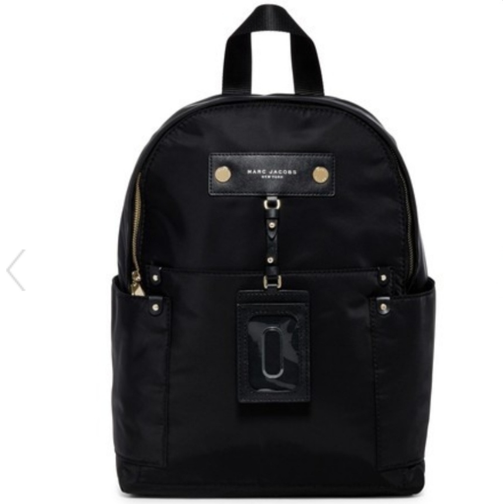 NWT Marc Jacob Black Preppy Nylon Backpack
